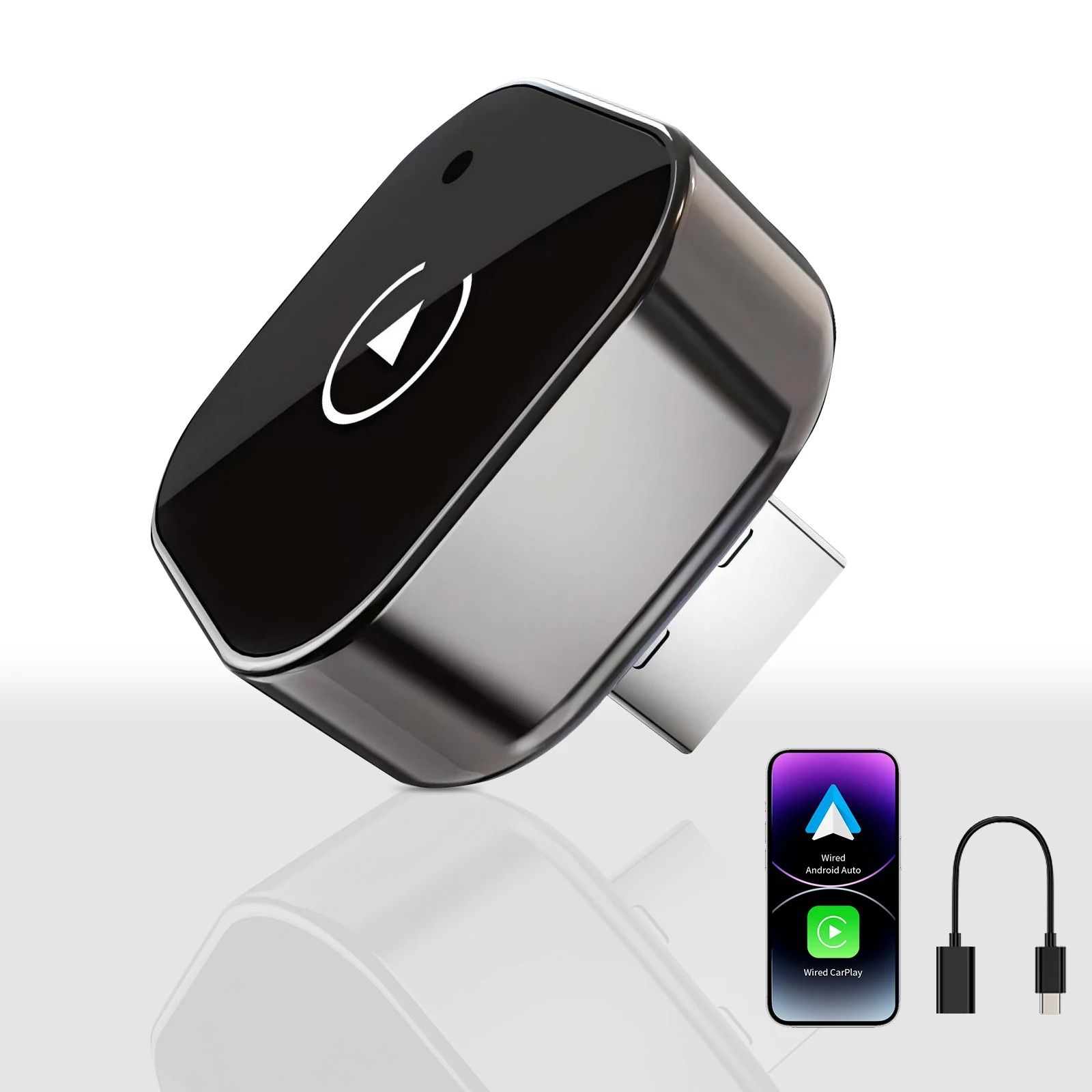 Pionray 2 in 1 Wireless CarPlay Adapter and Android Auto Wireless Adapter
