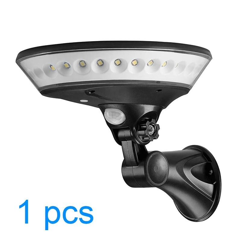 OrbitGlow UFO Solar Motion Sensor Wall Light 360 Degree Outdoor Garden Lamp