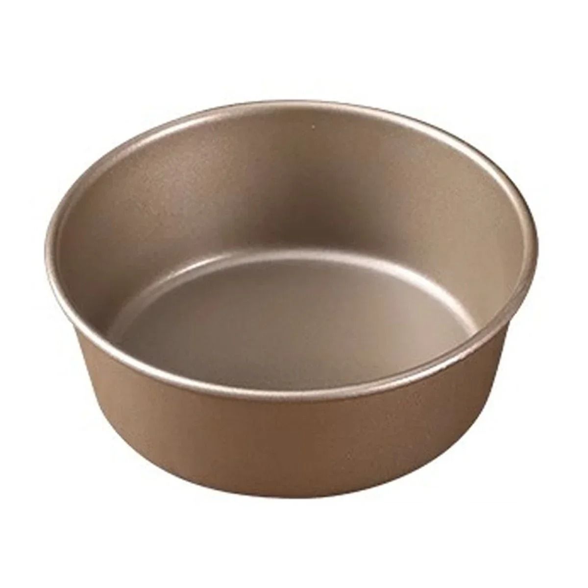 Mini Round Cake Mold for Air Fryer 4 Inch Carbon Steel Baking Pan for Bread Tart and Dessert Baking