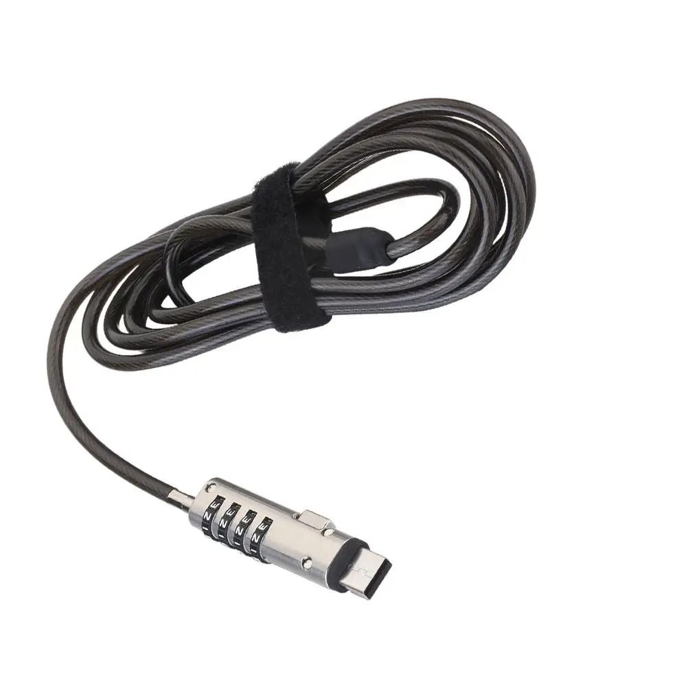 Universal Laptop Anti Theft Cable Lock USB Interface Security Lock with Numeric Code