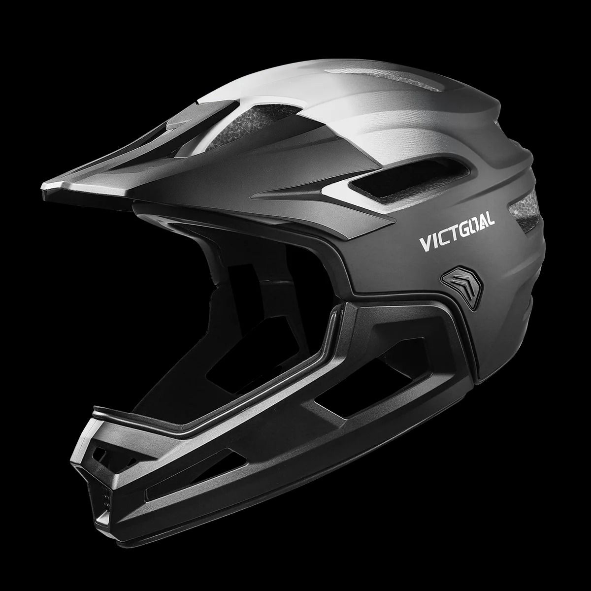 VICTGOAL Full Face MTB Helmet Detachable Mountain Bike Helmet for Off Road Cycling