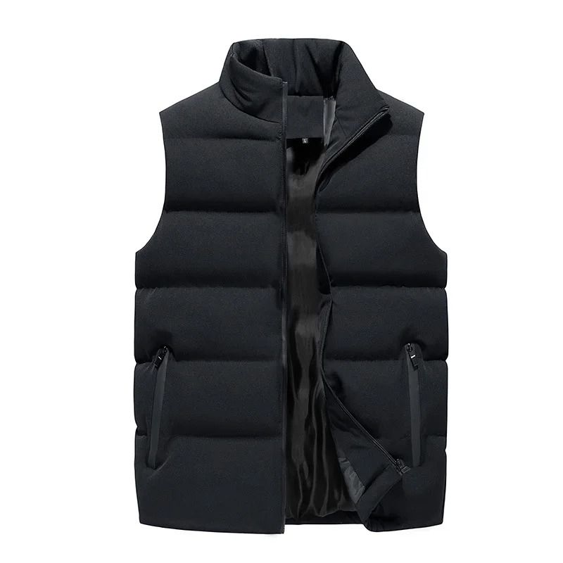 Mens Lightweight Padded Vest Warm Windproof Sleeveless Winter Waistcoat