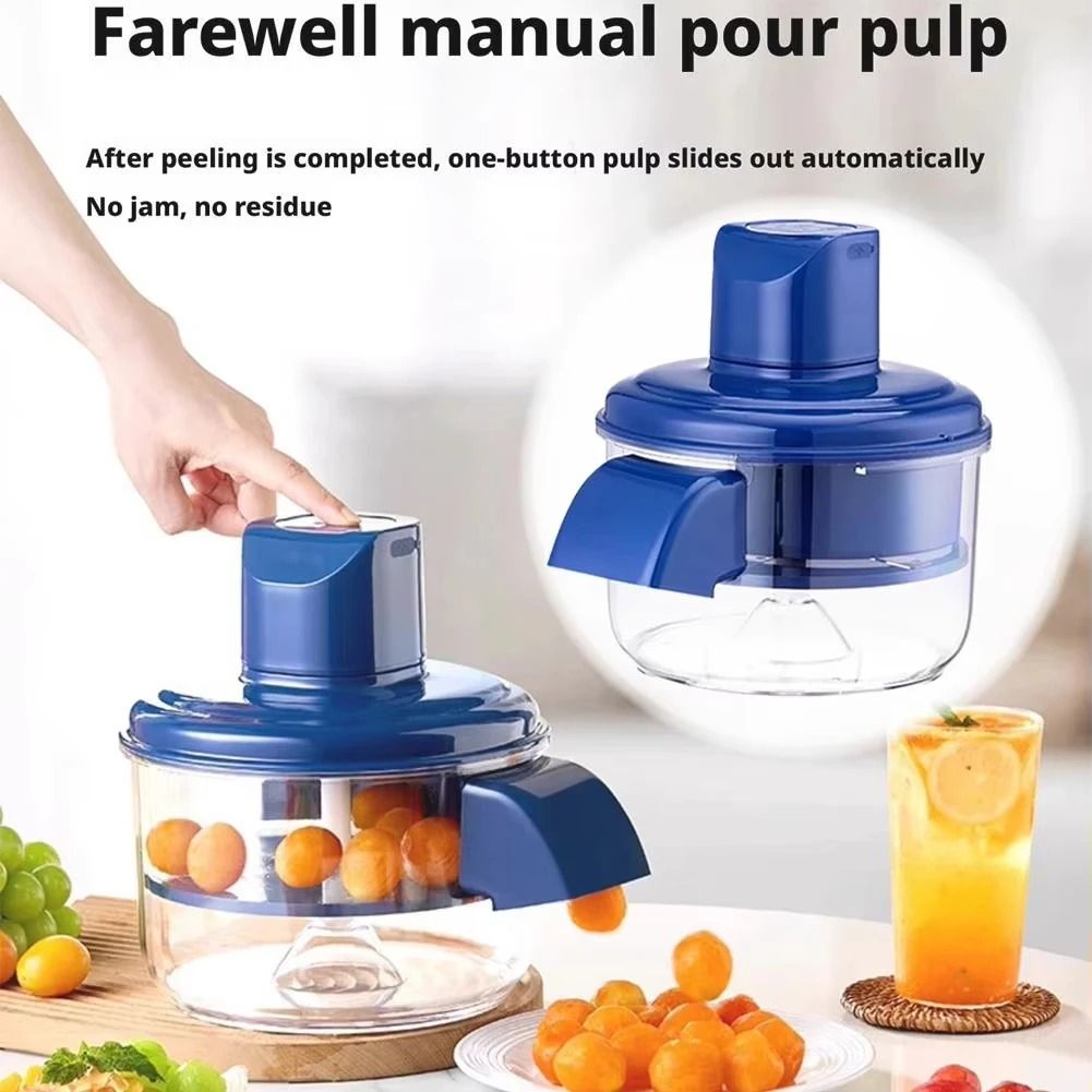 Automatic Electric Grape Peeler Hands Free Fruit Peeling Machine for Quick Food Prep