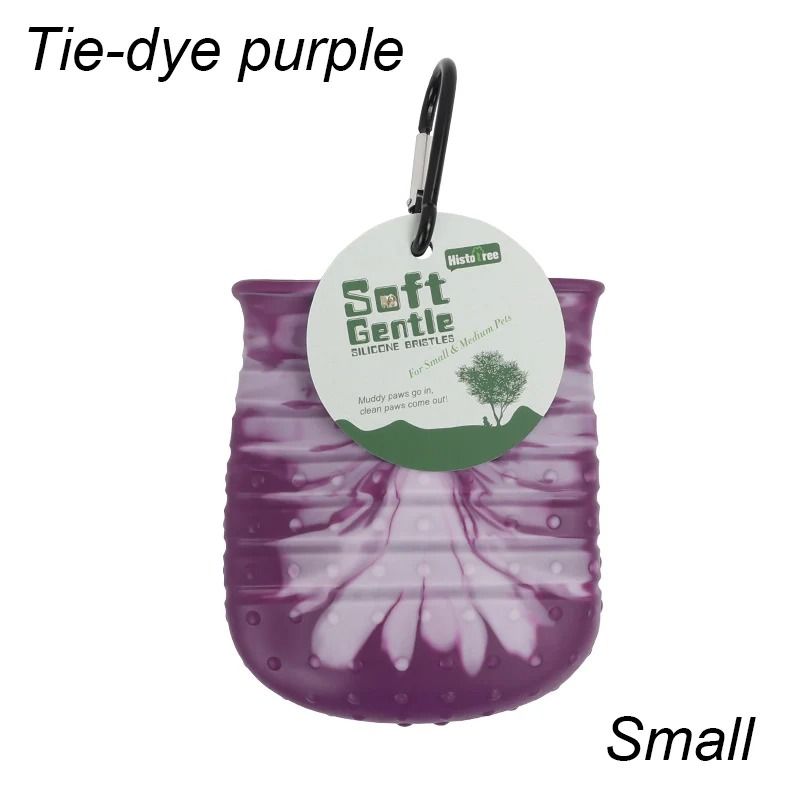 Portable Dog Paw Cleaner Cup with Soft Brush for Quick Mud Removal