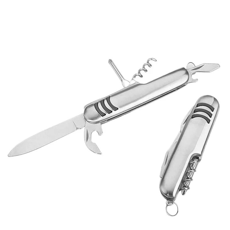Multifunctional Folding Pocket Knife Stainless Steel Camping Utility Tool
