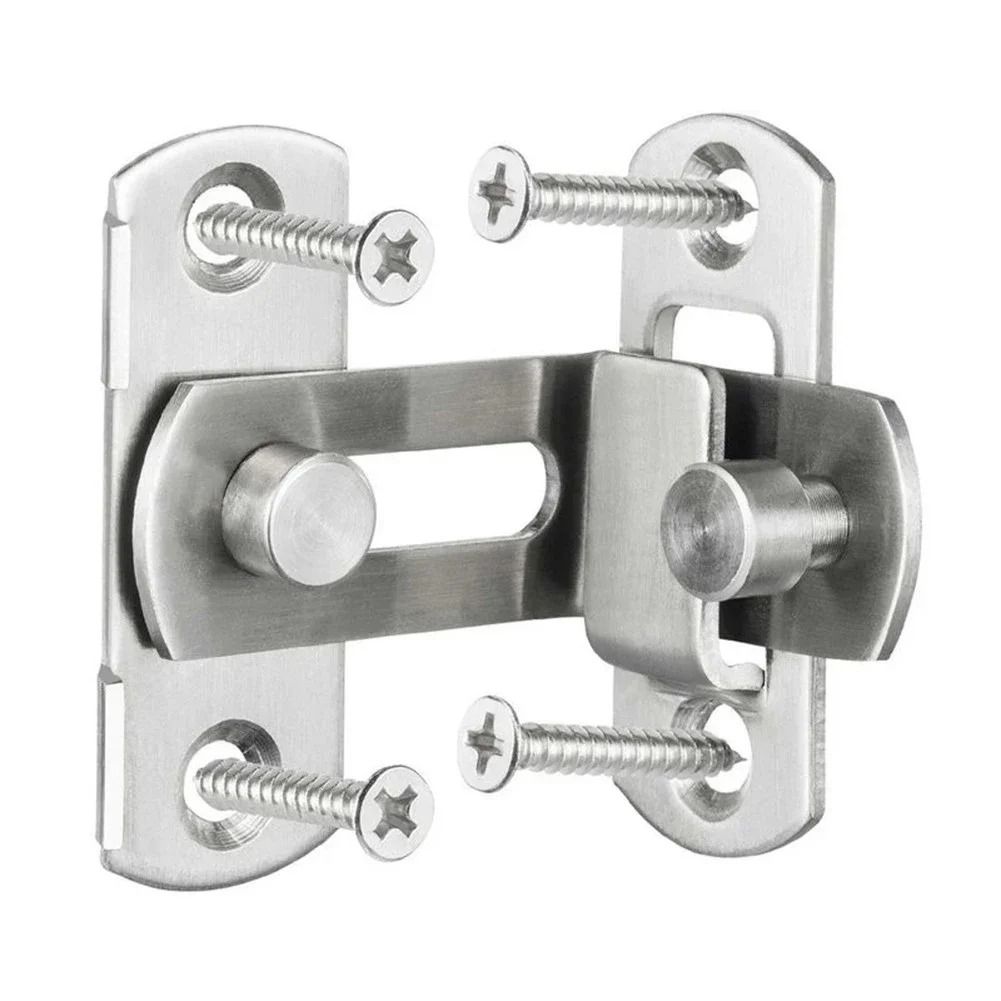 90 Degree Door Latch Lock Stainless Steel Barrel Bolt