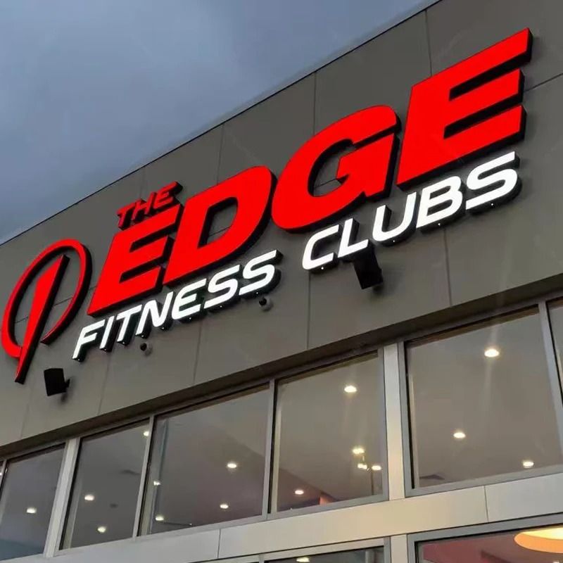 Custom LED Backlit Metal Logo Sign for Business Wall Display
