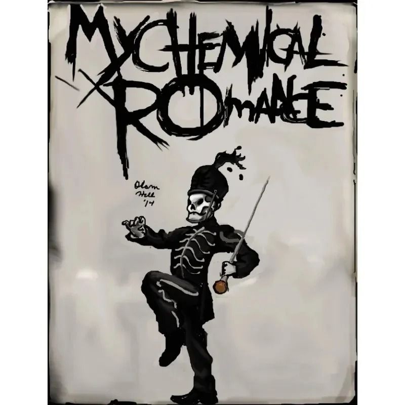 My Chemical Romance Poster Canvas Rock Band Wall Art Decor