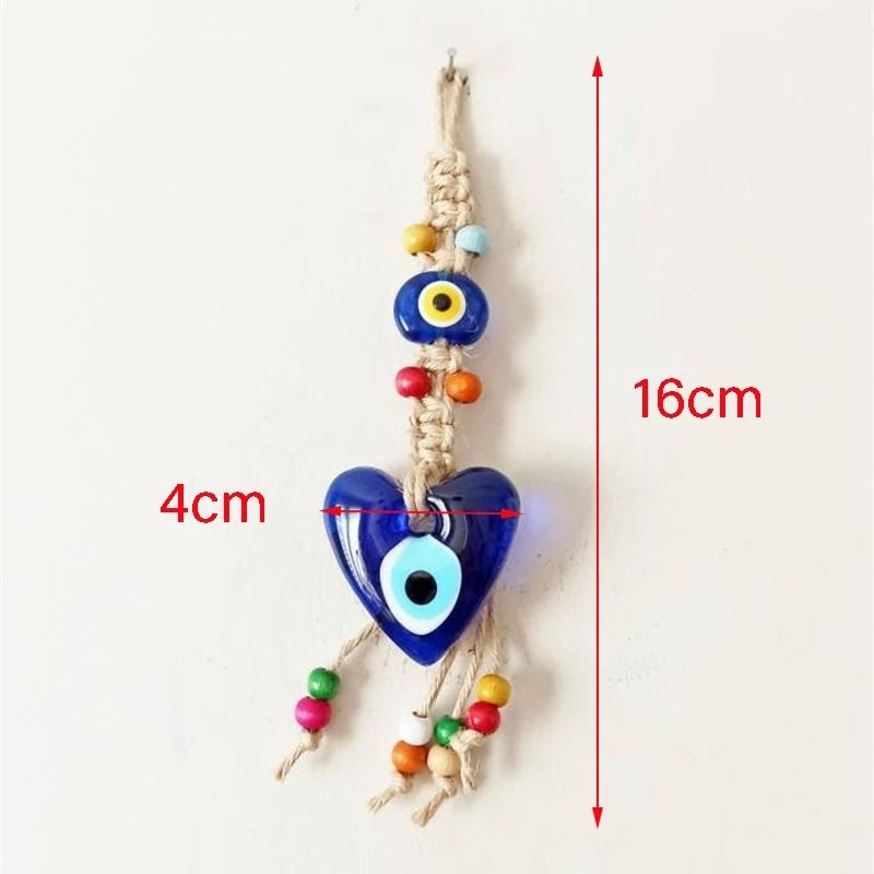Turkish Blue Evil Eye Pendant Wall Hanging Lucky Charm Home and Car Decor