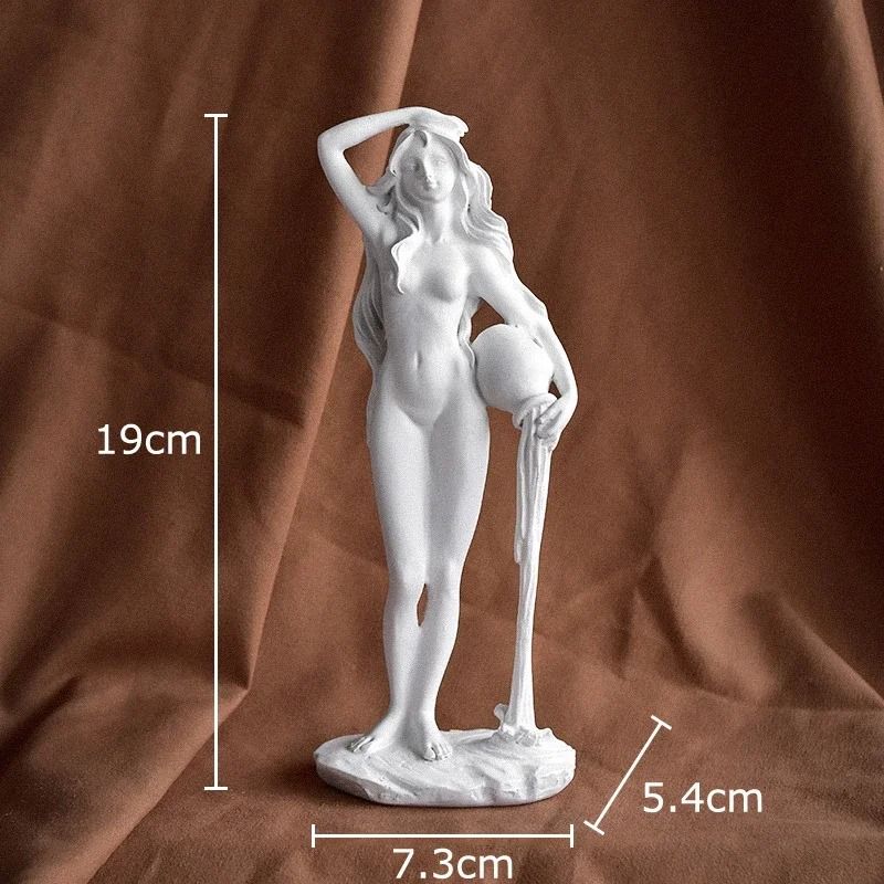 Venus Goddess Resin Sculpture Greek Mythology Desk Decor Ornament