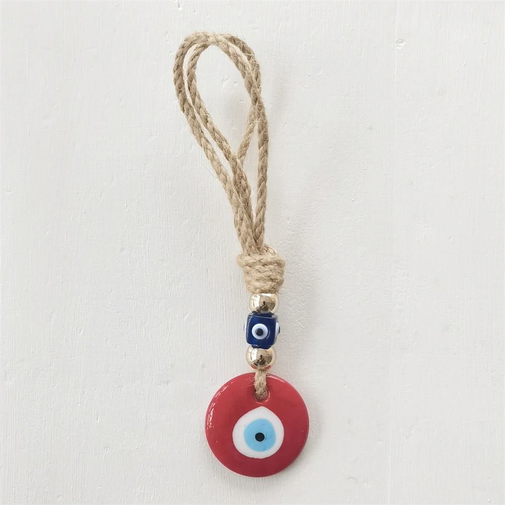 Handcrafted Evil Eye Wall Hanging Glass Protection Charm