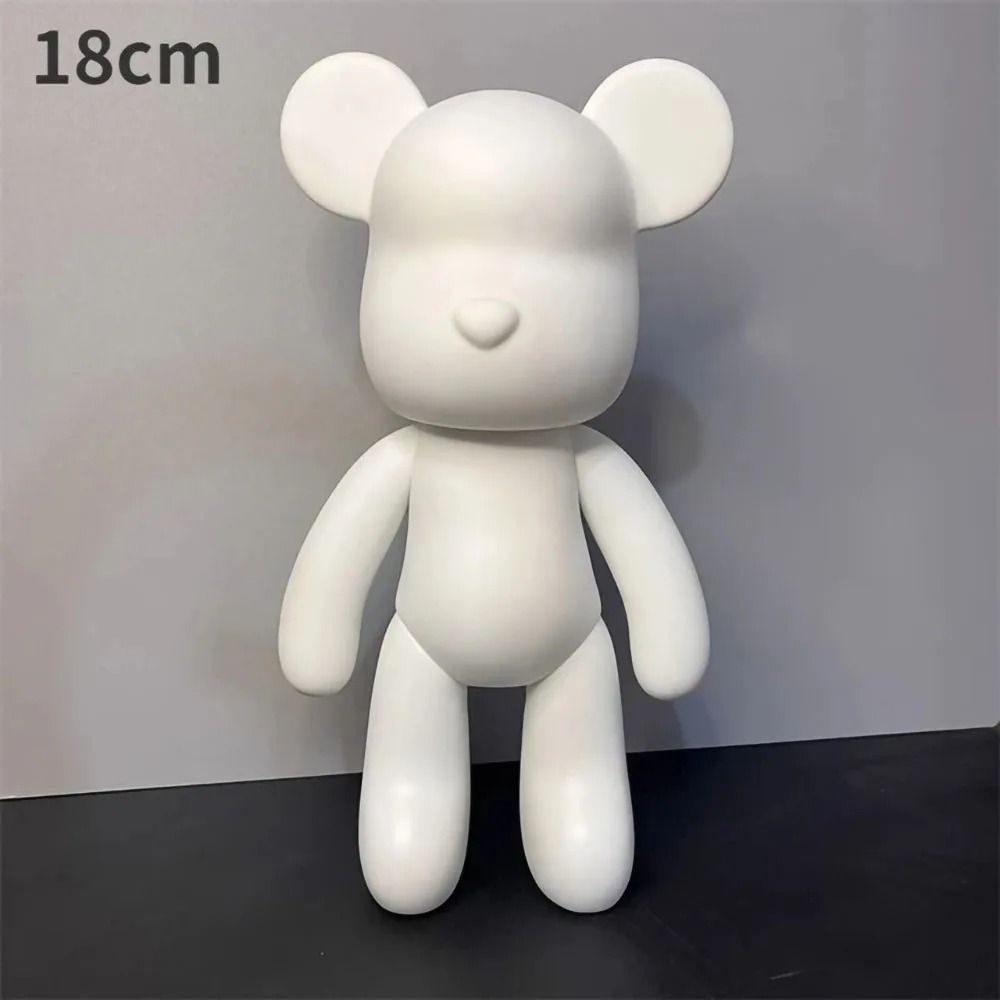 DIY Fluid Bear Sculpture Paint Kit Creative Art Toy for Unique Graffiti Home Decor