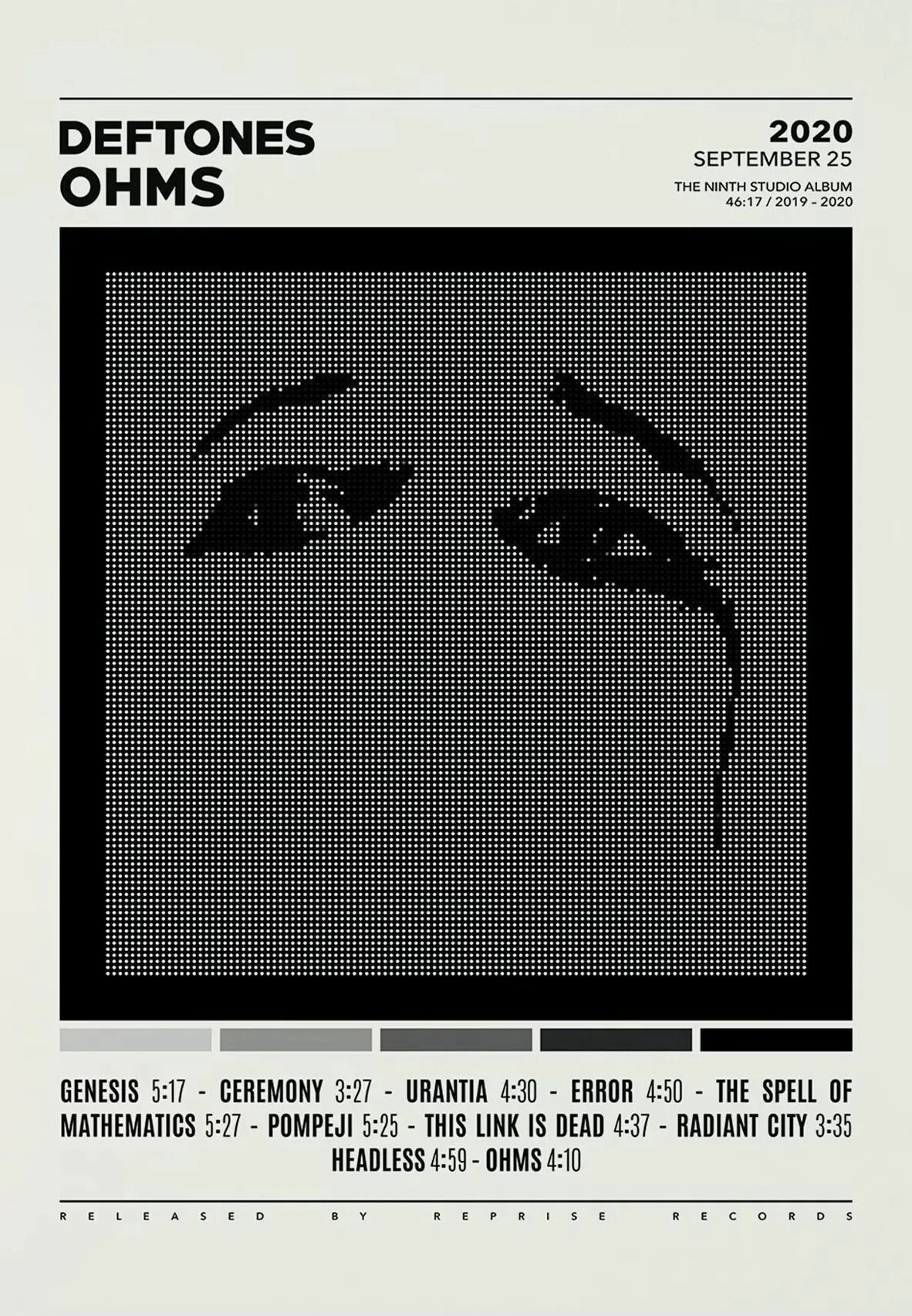 Deftones Album Cover Poster Canvas Music Wall Art Room Decor