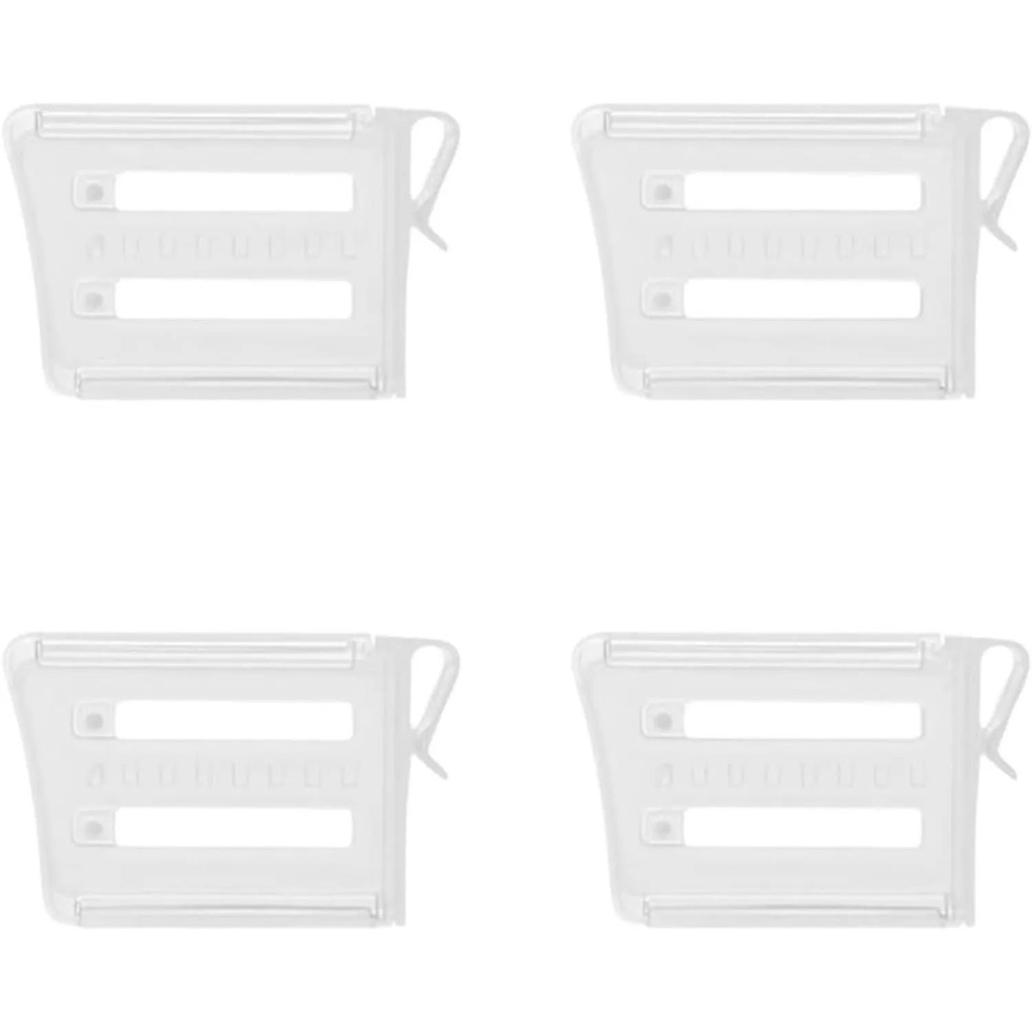 Adjustable Refrigerator Divider Clips Fridge Shelf Organizer Set