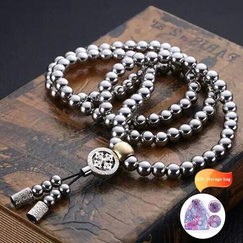 Tactical Steel Bead Bracelet EDC Survival Bracelet Outdoor Gear Accessory