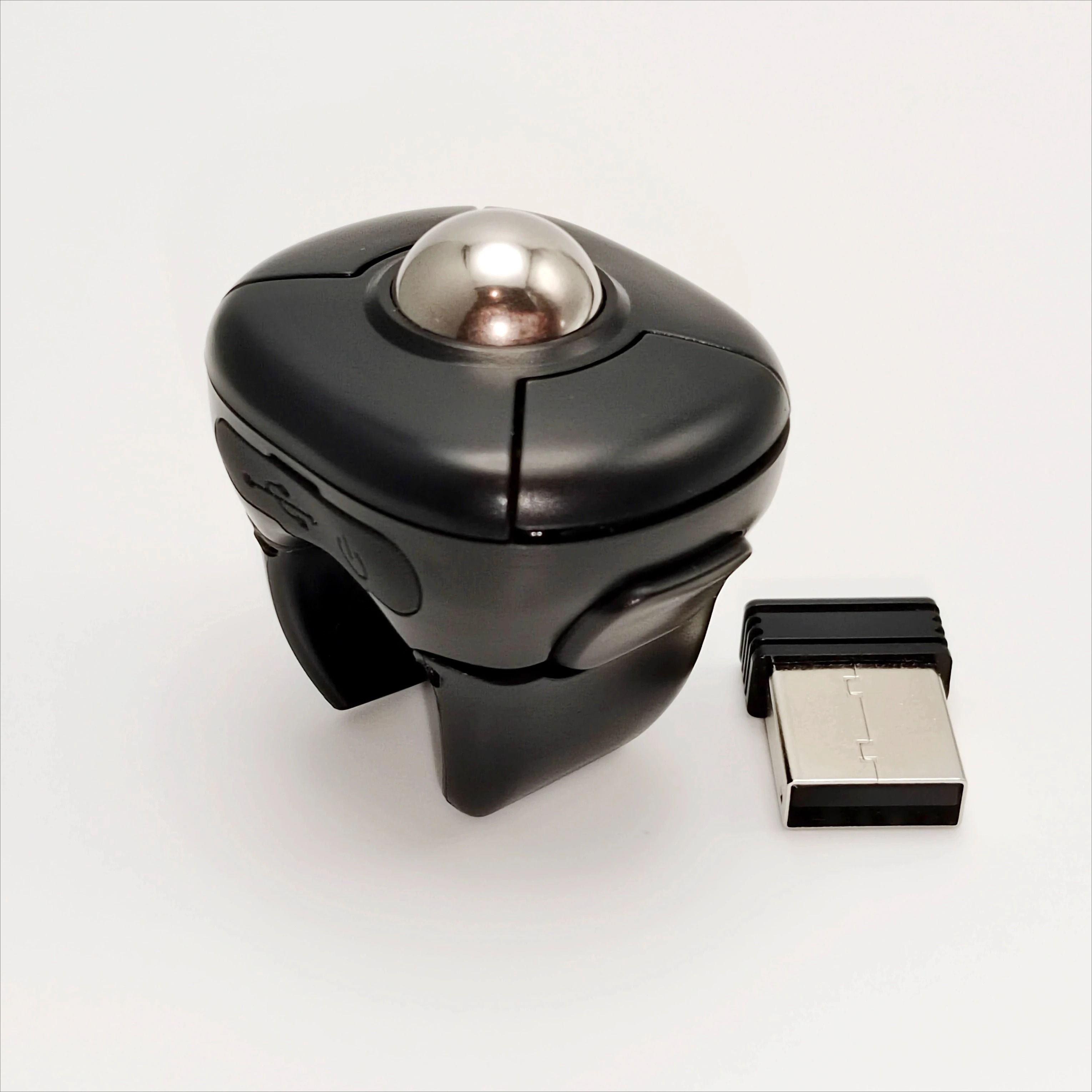 Trackball Ring Mouse Bluetooth Wireless Presentation Remote Finger Control Mouse