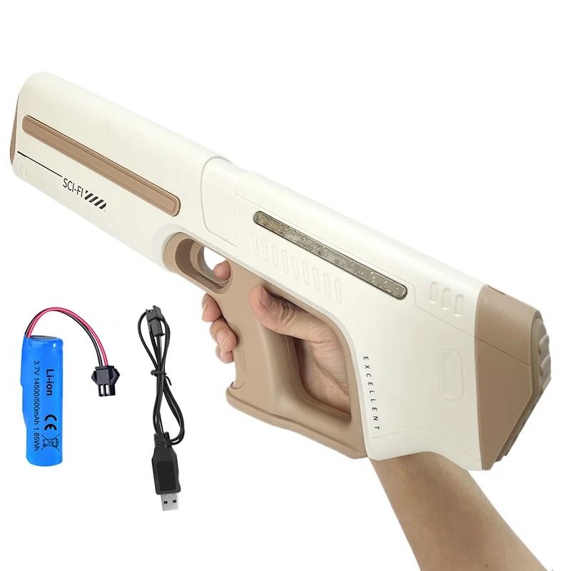 Electric Water Gun Automatic Water Blaster High Power Rechargeable Outdoor Toy
