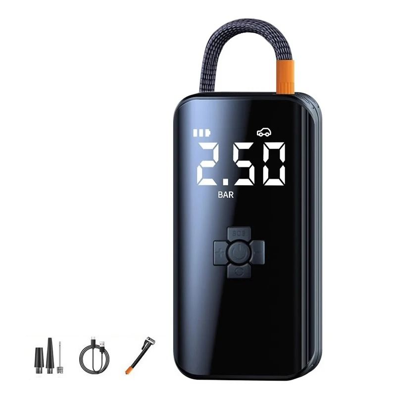 Wireless Portable Air Compressor Electric Tire Inflator Pump for Car Bike and More