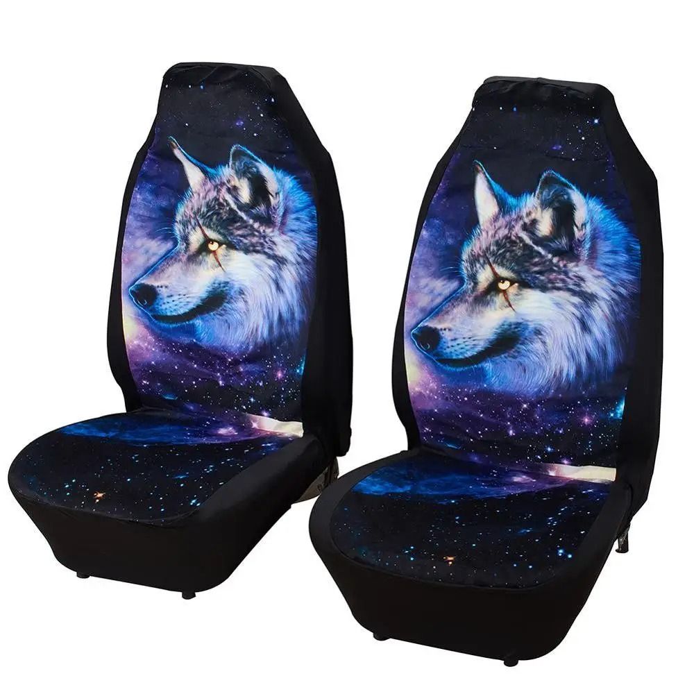 Universal Car Front Seat Covers Washable Polyester Seat Protectors Set