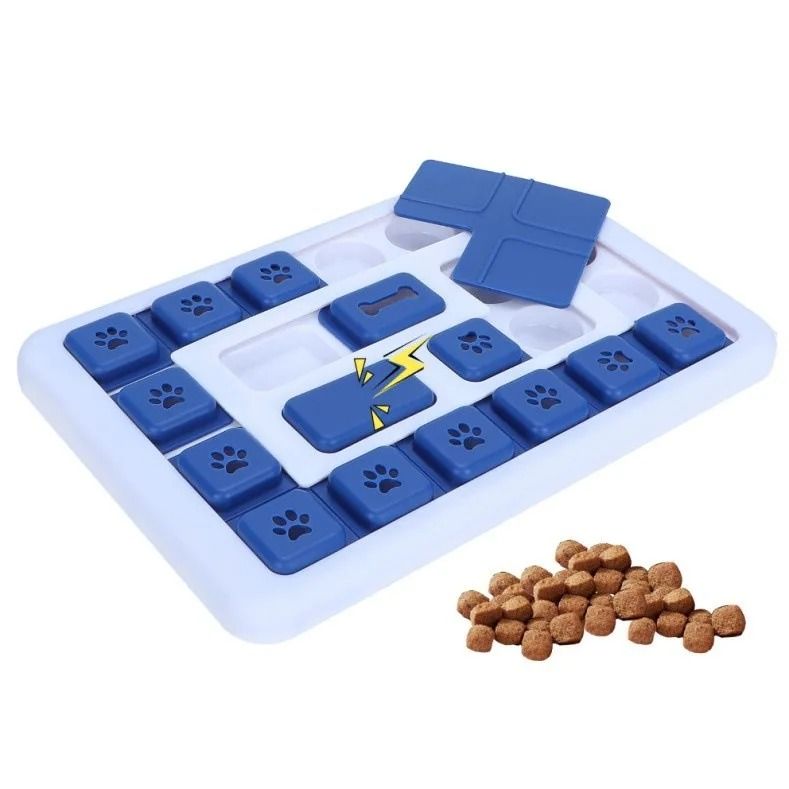 BrainBite Interactive Slow Feeder Puzzle Toy for Dogs and Cats