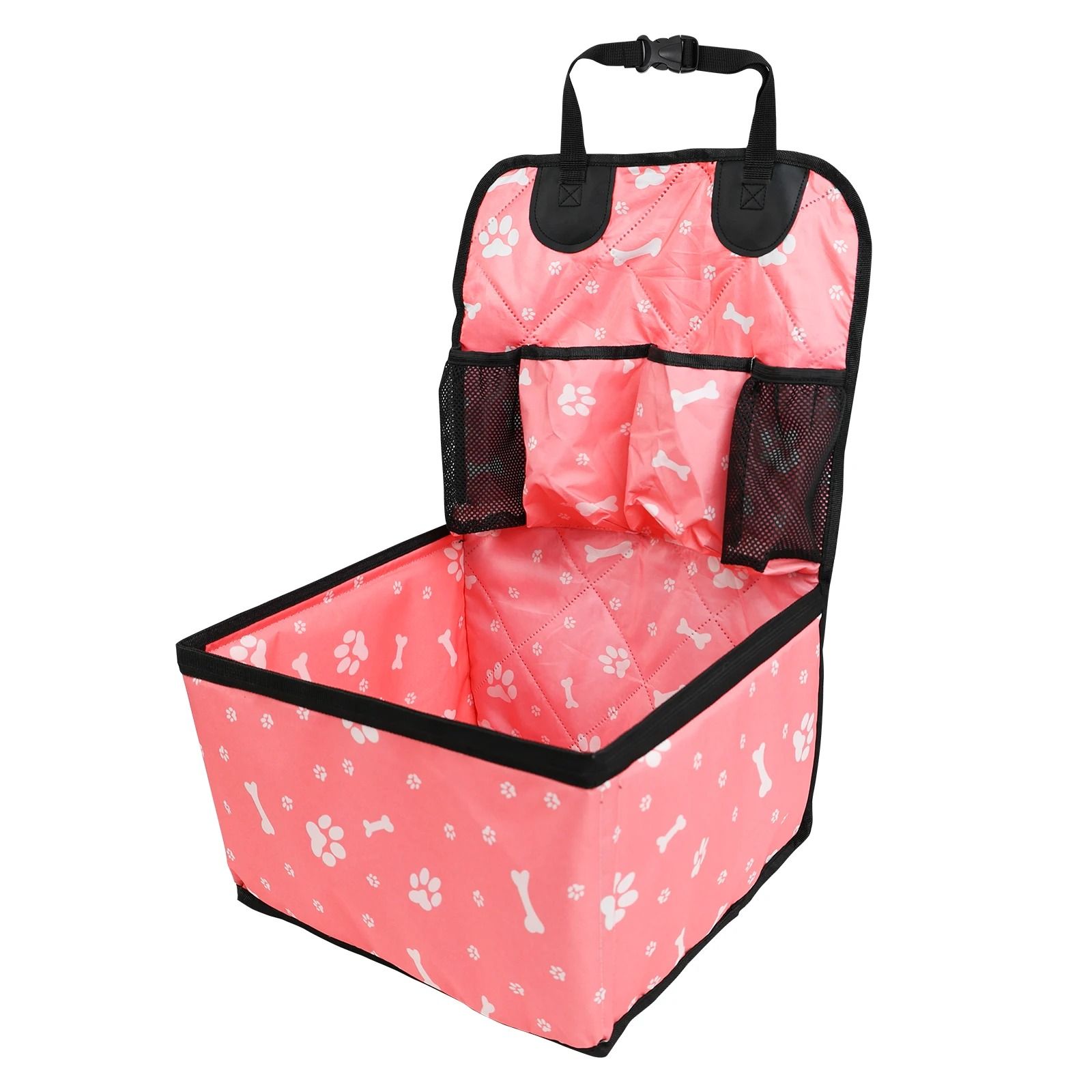 TravelGuard Portable Dog Car Seat Cover with Storage Pockets