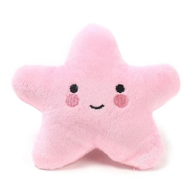 Plush Sounding Star Pet Toy Soft Interactive Dog and Cat Chew Toy