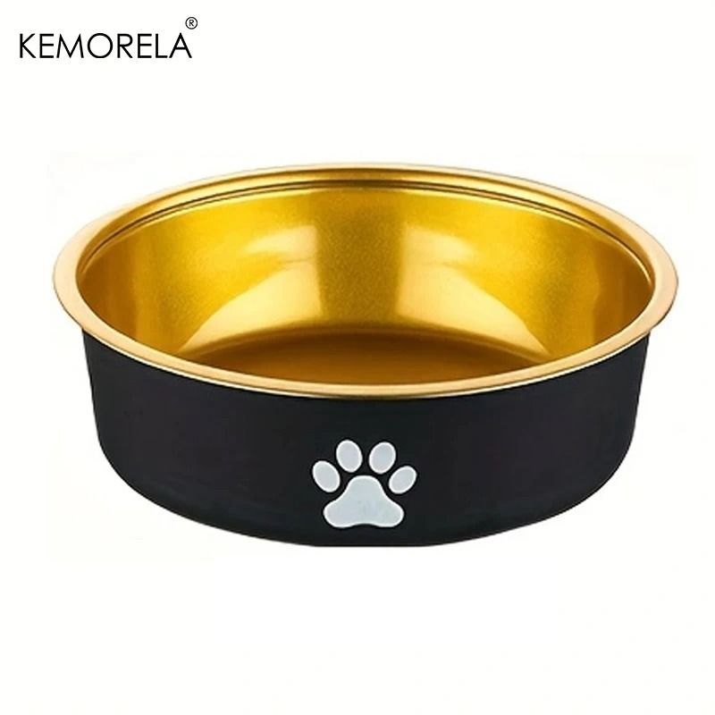 Anti Slip Stainless Steel Dog Feeding Bowl and Water Dish for Small Medium and Large Dogs
