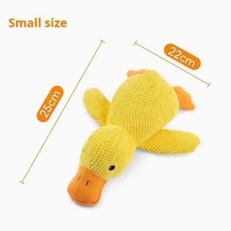 Durable Duck Dog Toy Plush With Quacking Sound for Aggressive Chewers