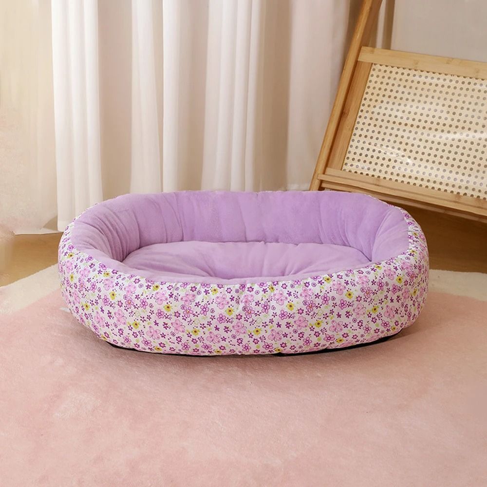 All Season Soft Pet Bed Comfortable Cat and Dog Sleeping Sofa Nest for Small and Medium Pets