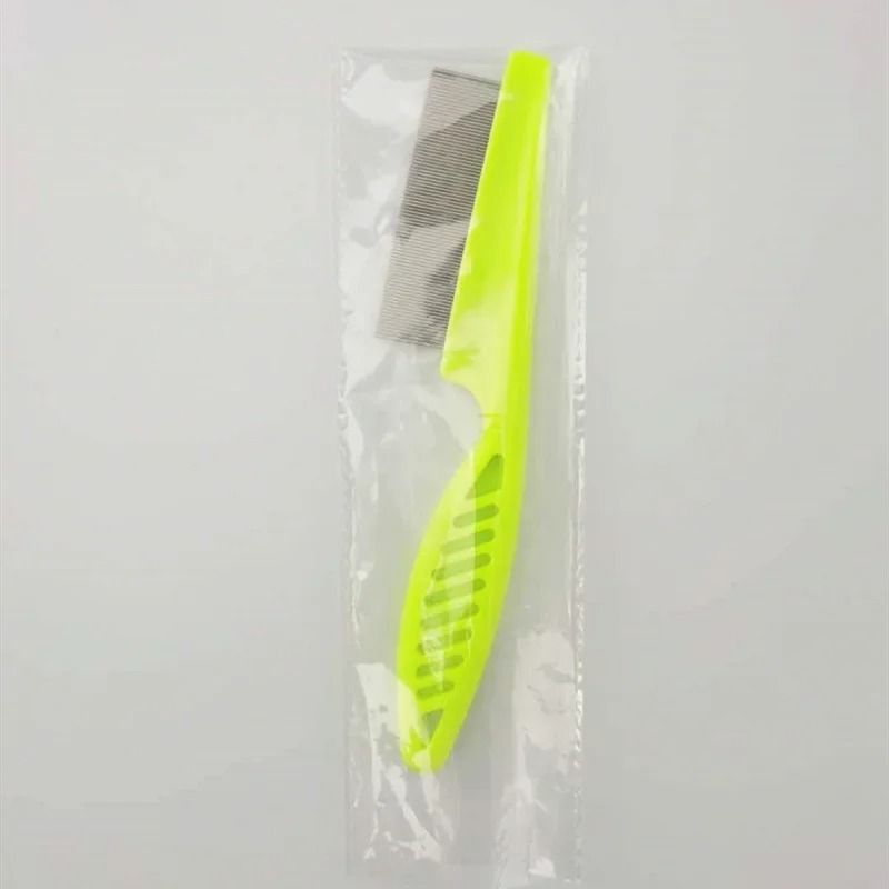 Gentle Fine Tooth Flea Comb for Cats and Small Dogs Pet Hair Untangling Grooming Brush
