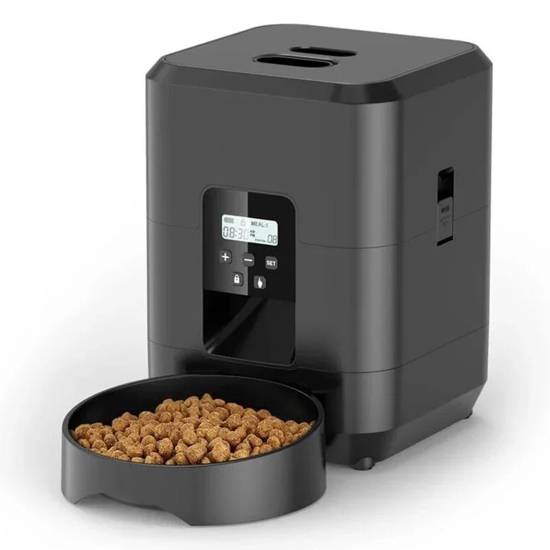 Smart Automatic Pet Feeder with Timer USB Powered Slow Feed Food Dispenser 2L
