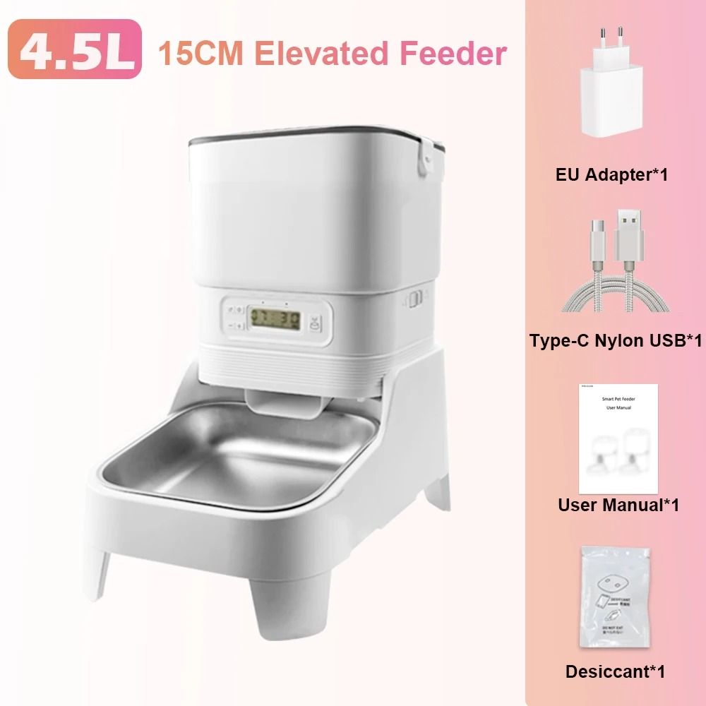 FURPIPI Smart Automatic Pet Feeder with Camera and App Control for Cats and Dogs