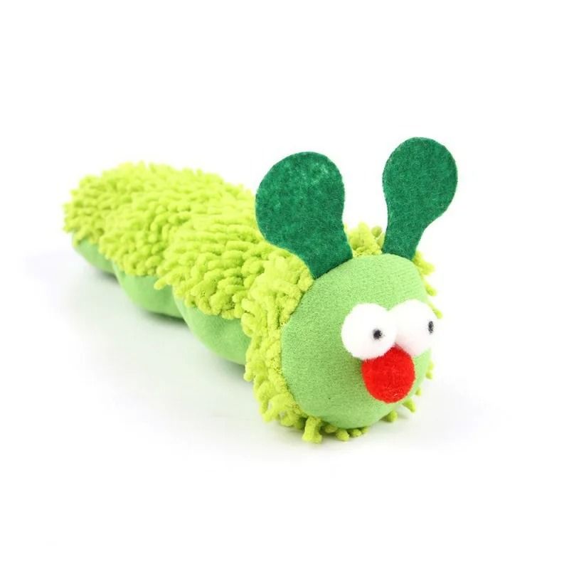 Interactive Plush Cat Toy Scratch Resistant Bite Resistant Animal Toy for Indoor Cats