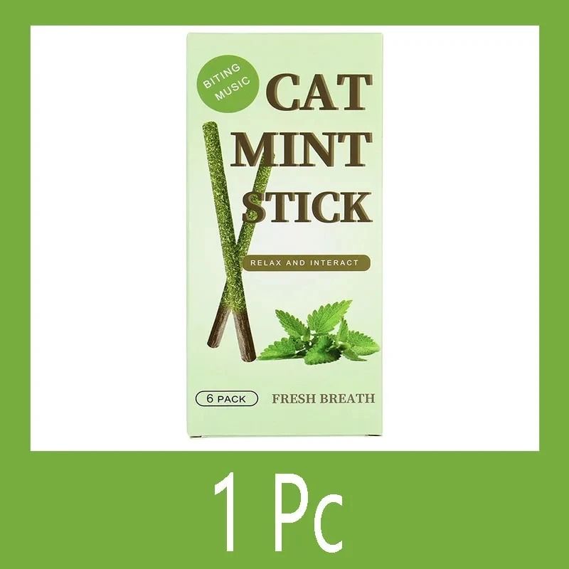 Natural Matatabi Silvervine Cat Sticks Teeth Cleaning Chew Toy Treats
