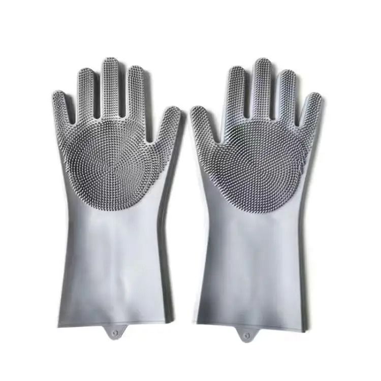 Silicone Pet Bathing Gloves Grooming Brush Gloves for Dogs and Cats