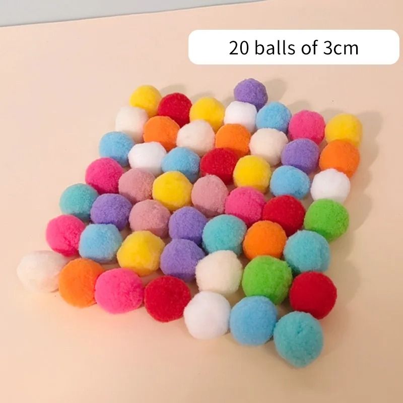 Interactive Cat Ball Launcher Toy with Quiet Plush Balls