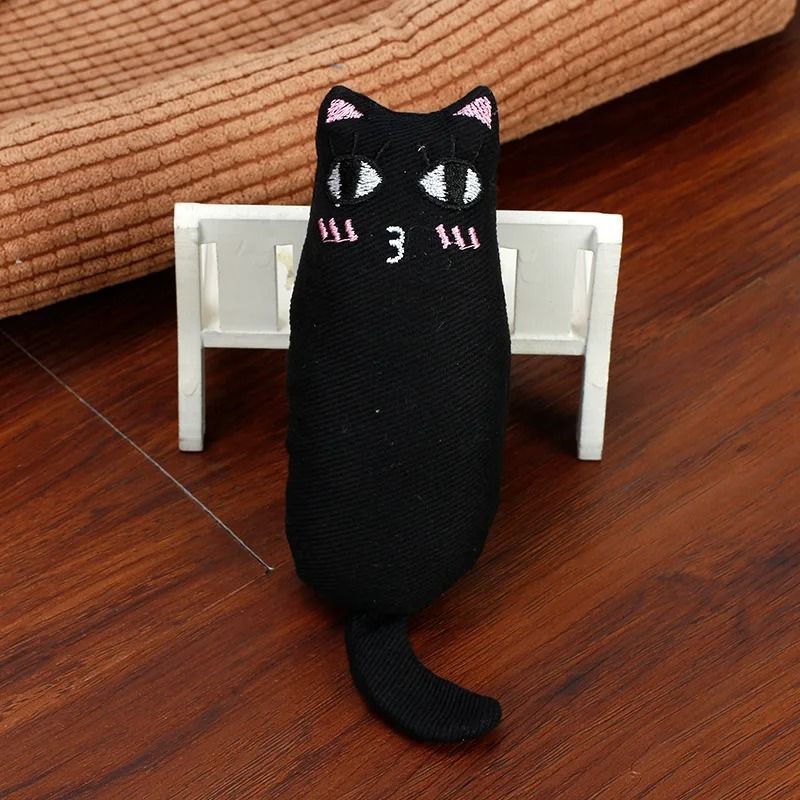 Rustle Sound Catnip Plush Toy for Kitten Teeth Grinding and Interactive Indoor Play