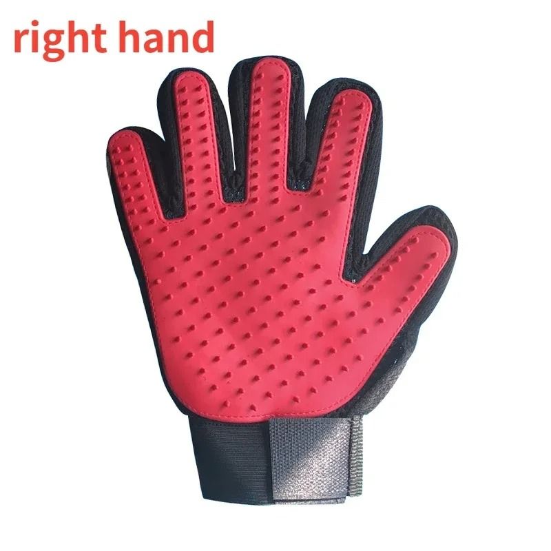 Pet Grooming Glove Deshedding Brush for Cats Dogs Massage and Hair Removal