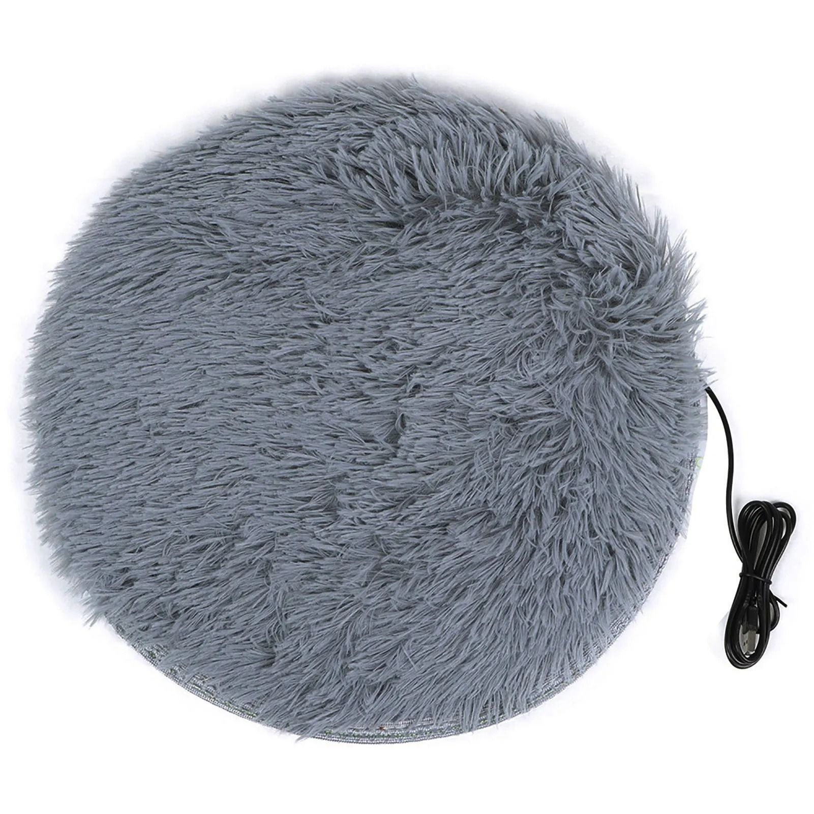 USB Pet Heating Pad With Soft Plush Warm Mat For Cats And Small Dogs