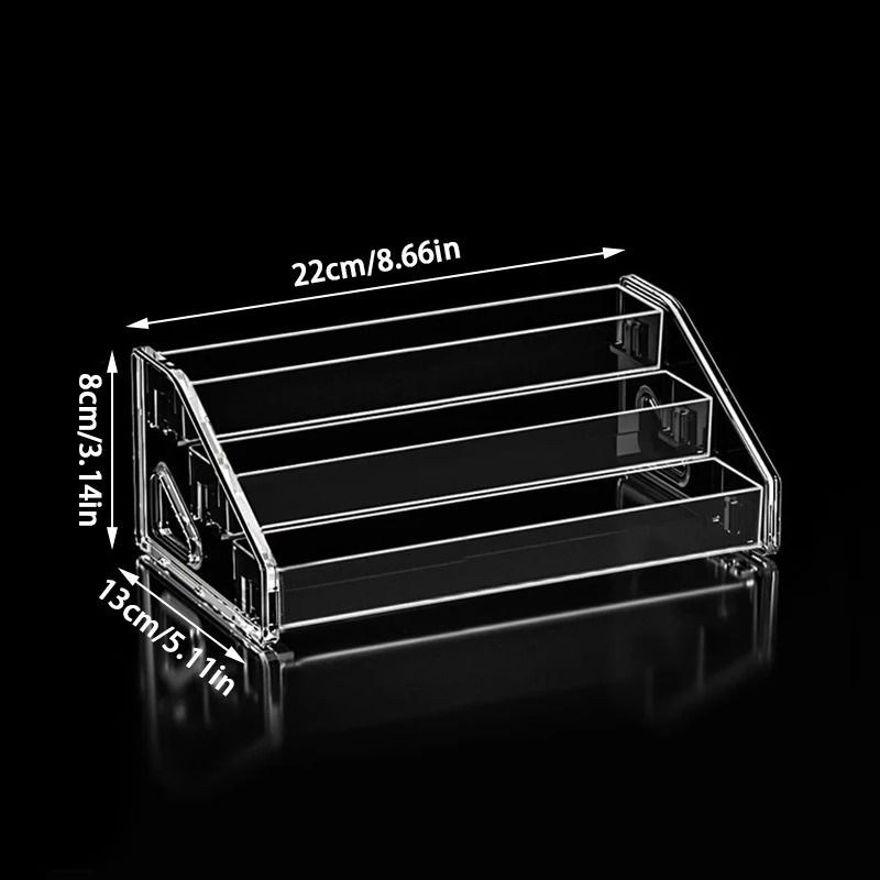 Transparent Acrylic Cosmetic Organizer Stand For Nail Polish Lipstick Toys And Desk