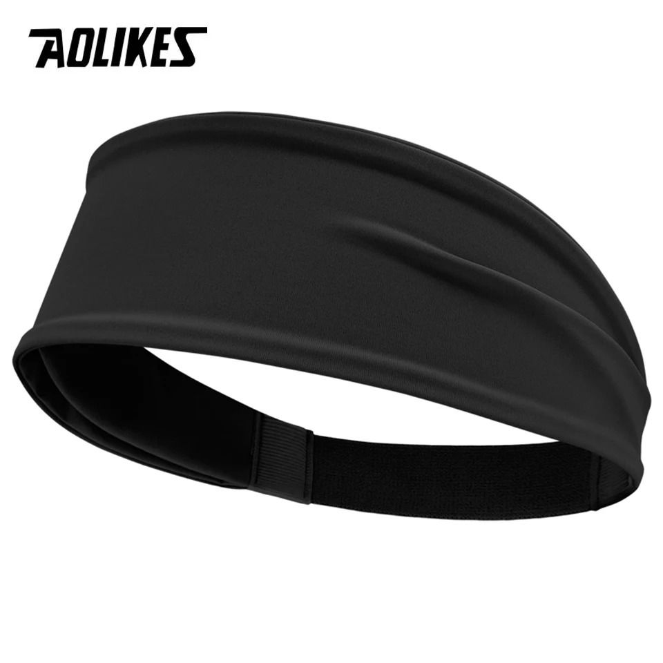 AOLIKES Non Slip Moisture Wicking Sports Headband for Running Cycling Yoga and Fitness