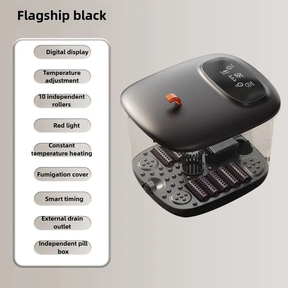 Heated Foot Spa Massager with Remote Control