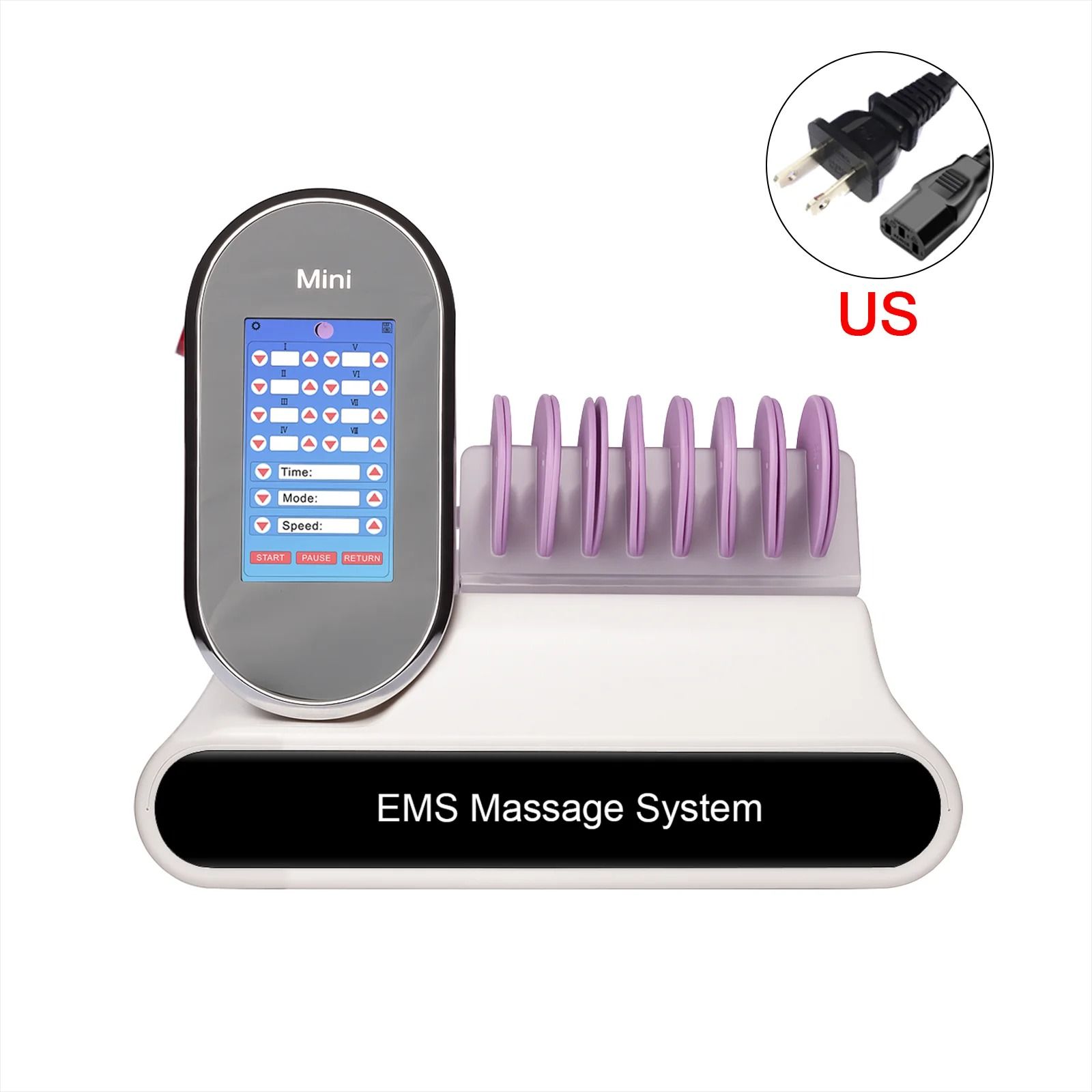 Portable EMS Electrical Muscle Stimulator Massager for Full Body Training