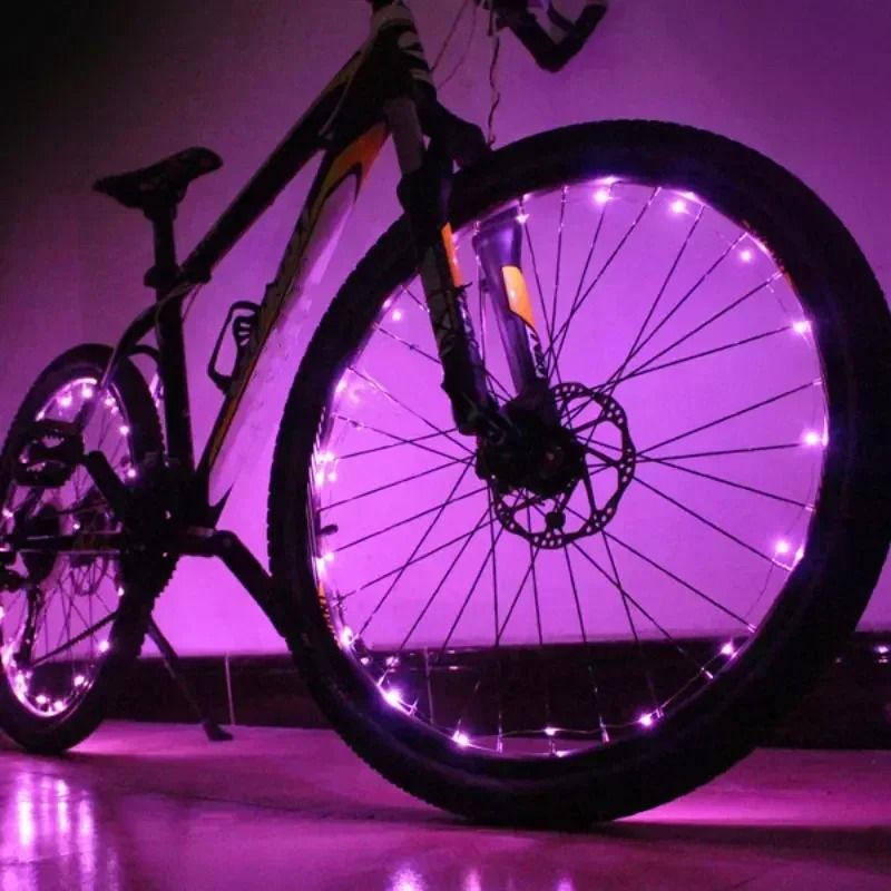 Super Bright Waterproof LED Bicycle Spoke Wheel Safety Light for Night Cycling Rides
