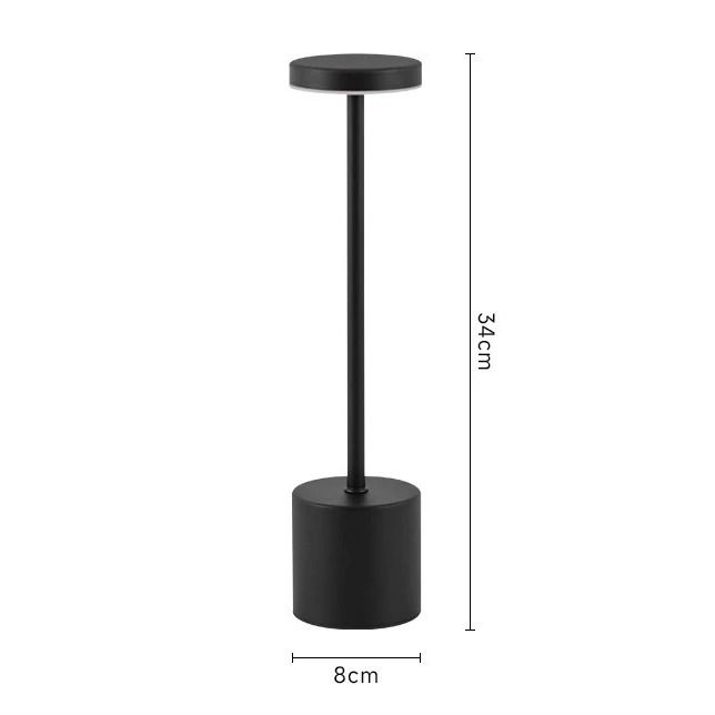 Nordic Rechargeable Cordless Table Lamp with Touch Adjustable Ambient Lighting Control