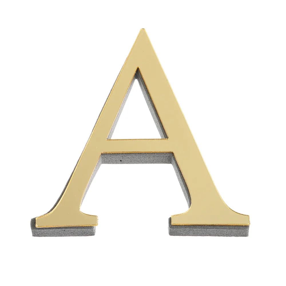 Reflective Mirror Alphabet Letters for Personalized Wedding Wall Art Home Decor