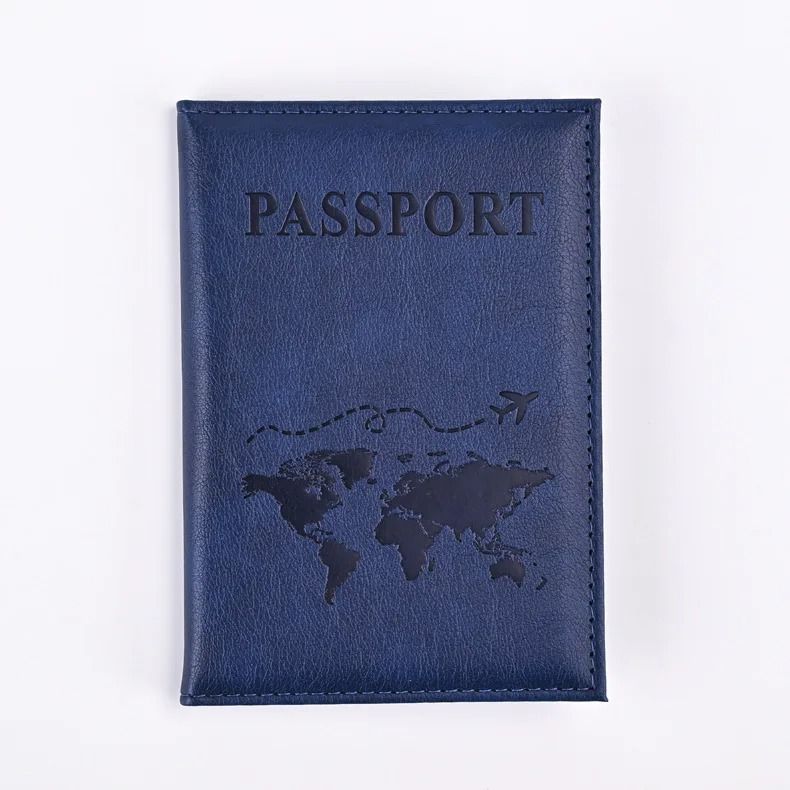 Colorful PU Passport Holder With Card Slots For Organized Travel Essentials
