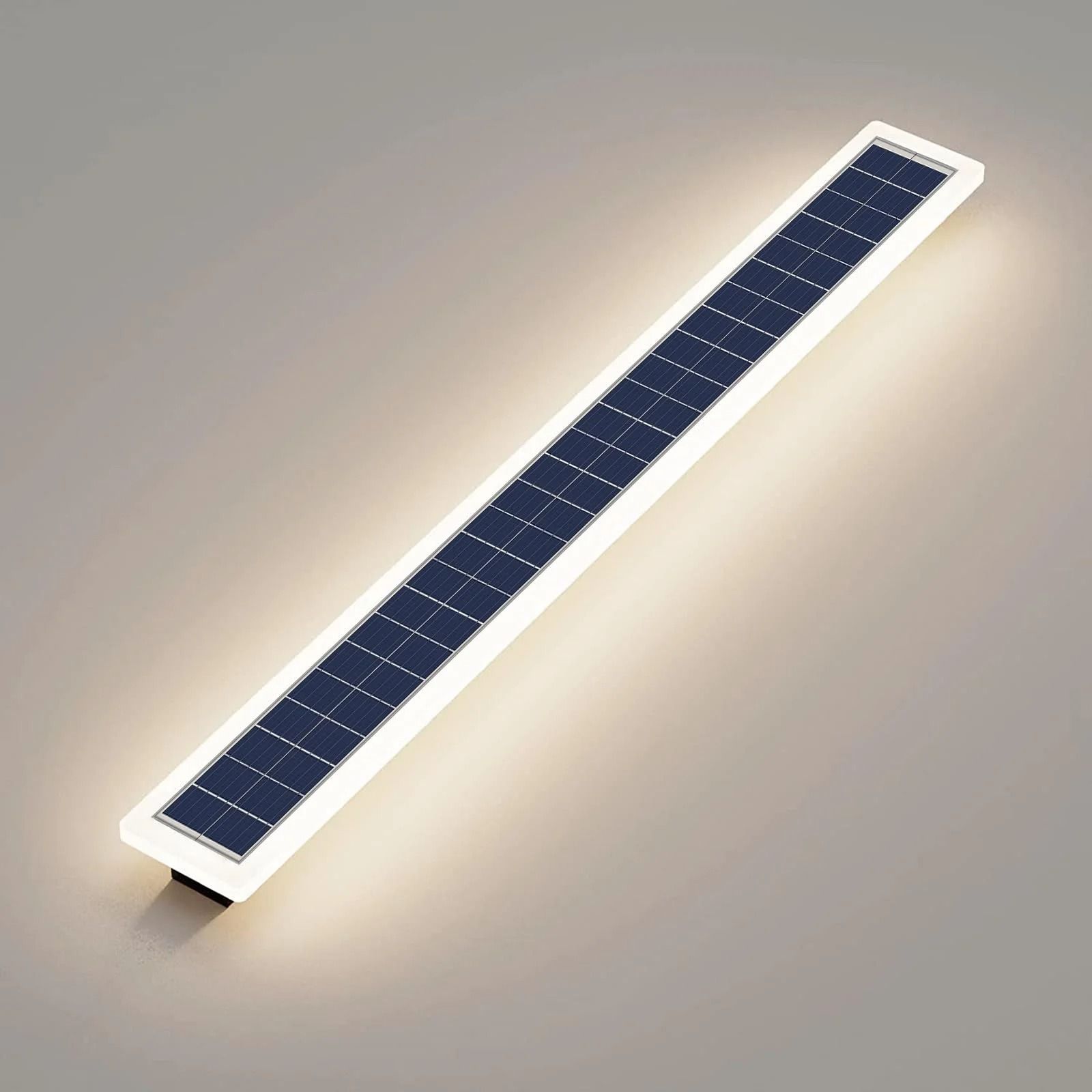 Modern Solar Wall Light With 10W Waterproof Outdoor Porch Illumination Lighting