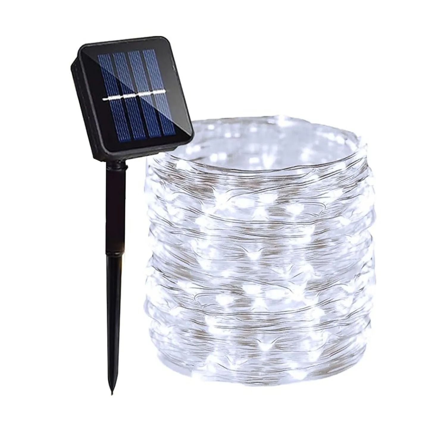 Four Pack Solar Fairy String Lights for Bright Outdoor Celebrations Decor