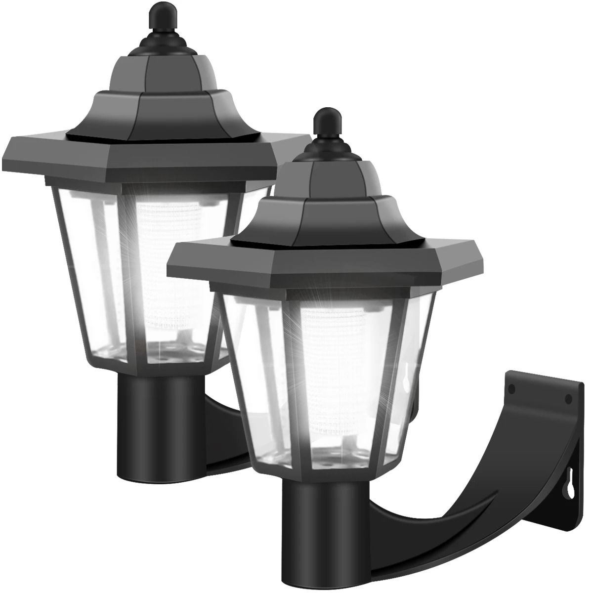 Solar Outdoor Wall Lights Create Warm Ambience for Balconies Gardens Terraces